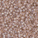 Miyuki seed beads 8/0 - Silverlined alabaster dyed blush 8-579